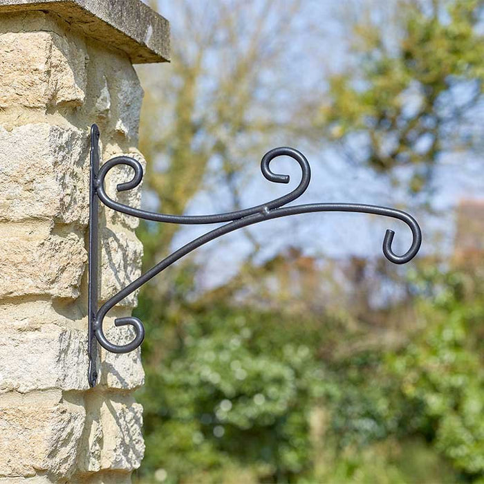 Further view of the Smart Garden Forth wall bracket, showing the arm and hanging hook from another angle