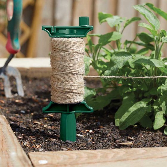 Smart Garden Garden Line, 50 metres of jute twine on a dispenser