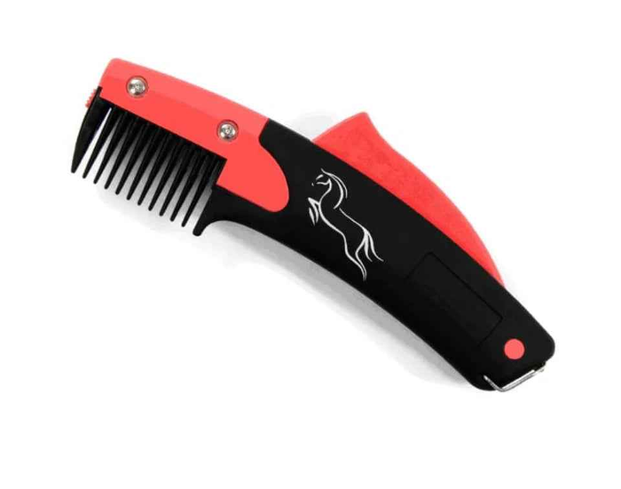 SoloGroom SoloComb MKII mane and tail grooming comb with hardened stainless steel blades
