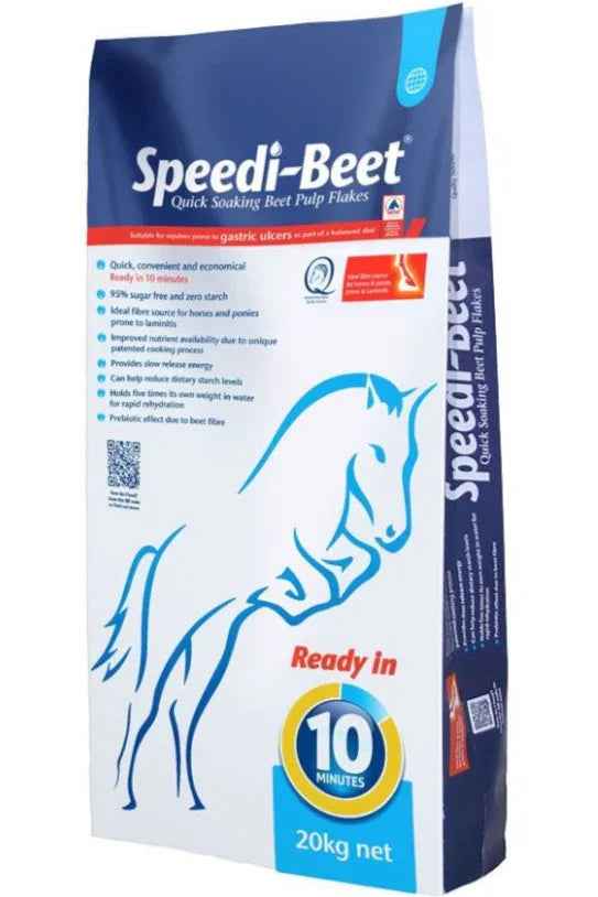 Sack of British Horse Feeds Speedi-Beet quick-soaking unmolassed beet pulp flakes, 20kg