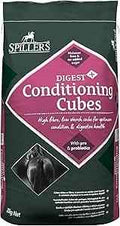 Spillers Digest+ Conditioning Cubes 20kg bag, molasses free high fibre conditioning feed for horses