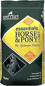 Spillers Horse & Pony Cubes 20kg bag, low energy balanced compound cubes for horses at rest or light work