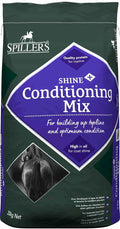 Spillers Shine+ Conditioning Mix 20kg bag, high oil conditioning coarse mix for coat shine and topline