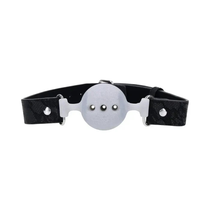 Sex & Mischief® Lace Silicone Breathable Ball Gag - Gags