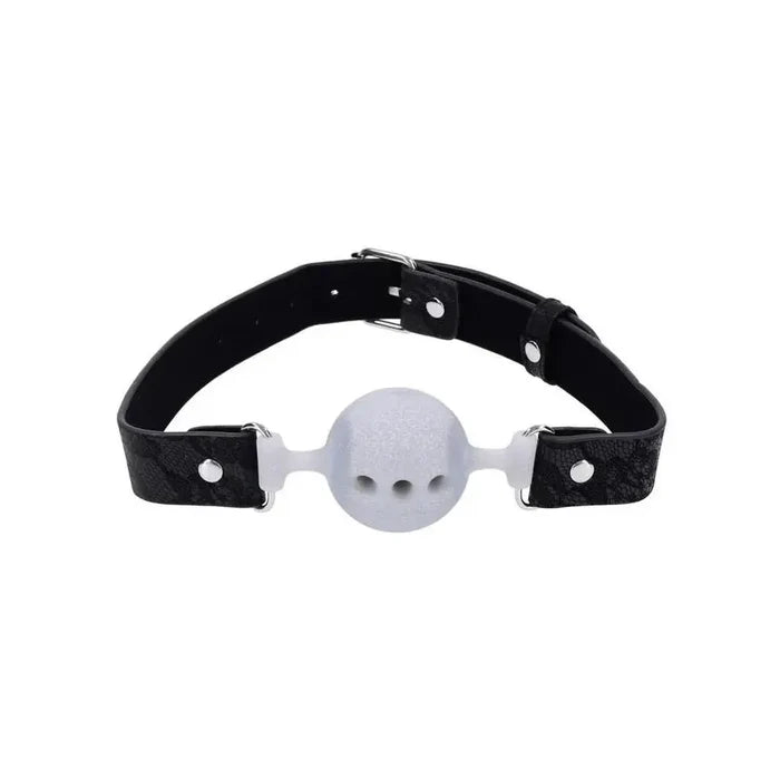 Sex & Mischief® Lace Silicone Breathable Ball Gag - Gags