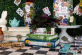 Stacked Books Planter Alice/Wind in the Willows/The Secret