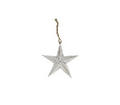 Star Hanging Dec Wood Sml