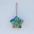 Star Puff Ornament | Pink + Blue