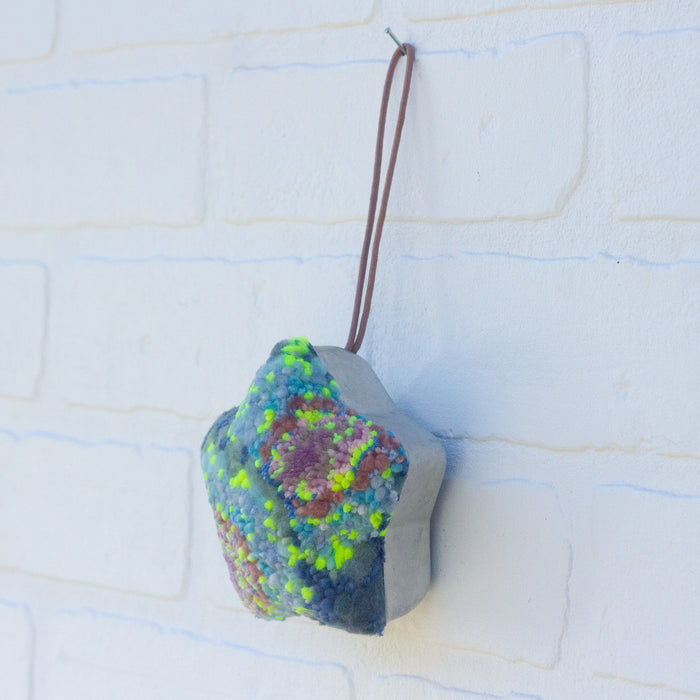 Star Puff Ornament | Pink + Blue