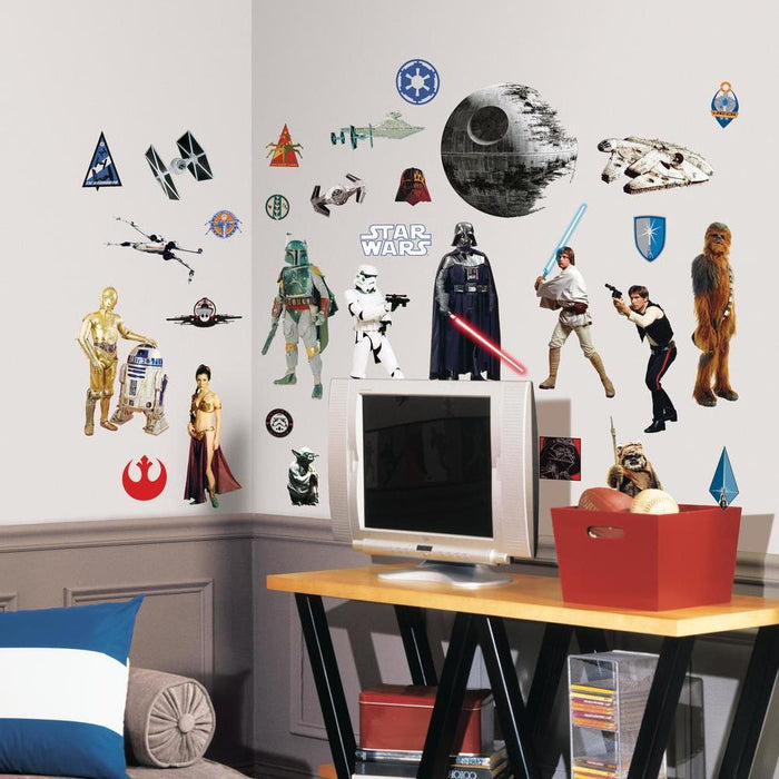 STAR WARS CLASSIC PEEL & STICK WALL DECALS