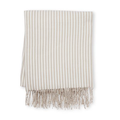 Sunday Grey Stripe Throw 2m x 1.6