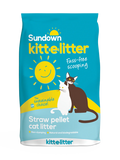 Sundown Kitt-e-Litter bag of British straw cat litter pellets