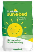 Sundown Sun-e-Bed straw pellet horse bedding in a 15kg plastic bag