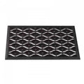Sunshine Garden Diamond non-slip rubber doormat with a raised diamond pattern, 75 by 45cm