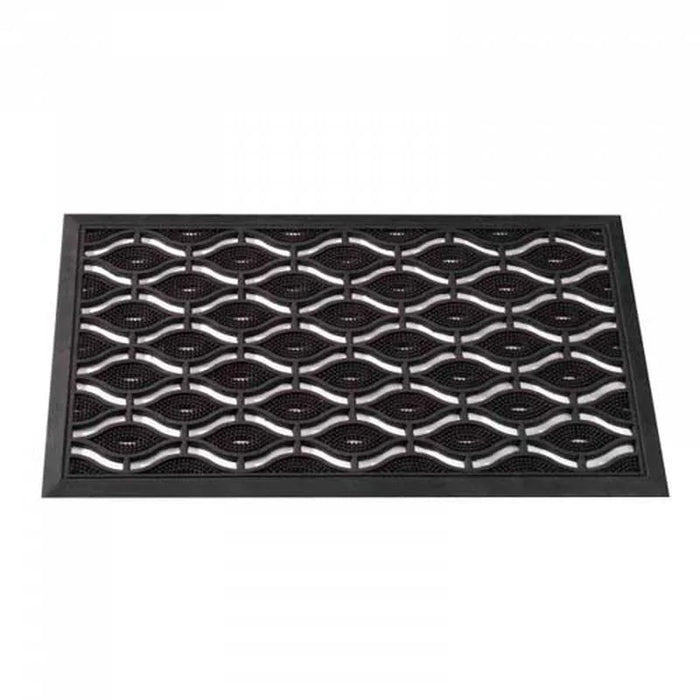 Sunshine Garden Diamond non-slip rubber doormat with a raised diamond pattern, 75 by 45cm