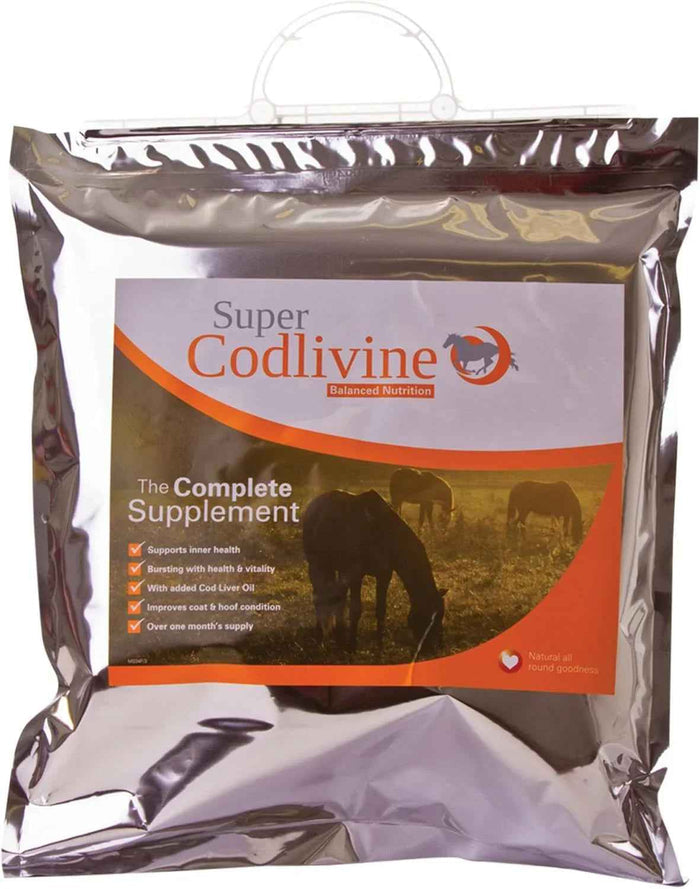 Super Codlivine The Complete Supplement for horses in a 2.5kg tub