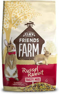 Supreme Tiny Friends Farm Russel Rabbit Tasty Mix 12.5kg sack, front of pack showing the Russel Rabbit character