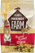 Supreme Tiny Friends Farm Russel Rabbit Tasty Mix 2.5kg bag, front of pack with the loose muesli mix pictured