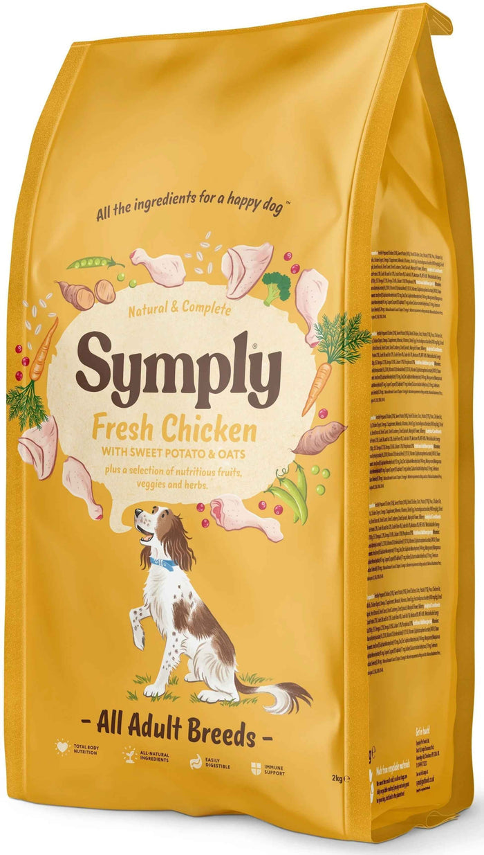 Symply Fresh Chicken adult dry dog food 2kg bag
