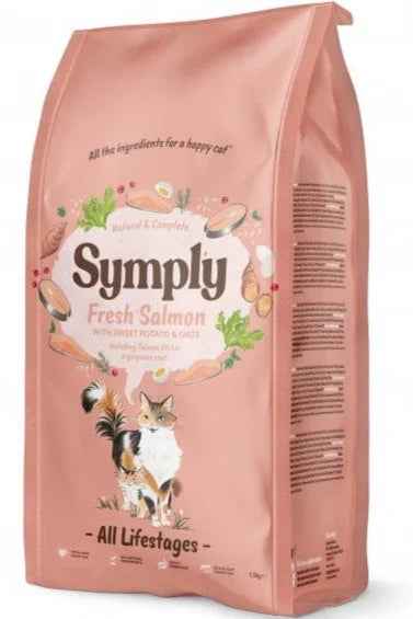 Symply Fresh Salmon dry cat food 1.5kg bag for cats of all lifestages