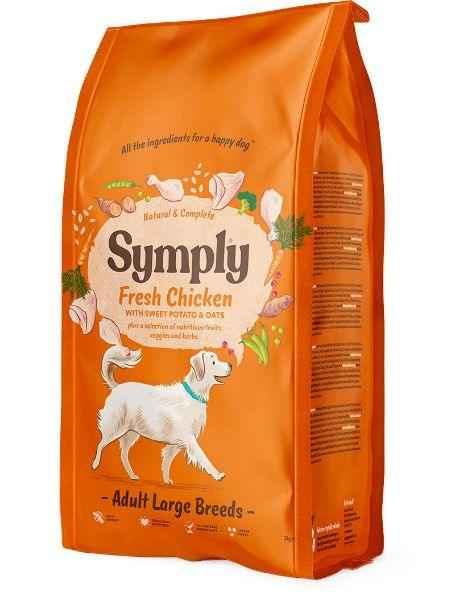 Symply Fresh Chicken large breed adult dry dog food 2kg bag