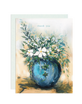 Thank You Blue Vase Single