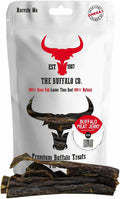 The Buffalo Co. buffalo meat jerky 100g, air-dried lean buffalo for dogs