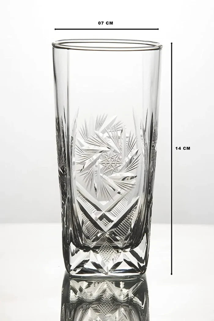 The Maren Handcut Highball Glass