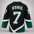 TJ Oshie Signed Black College Player Hockey Jersey