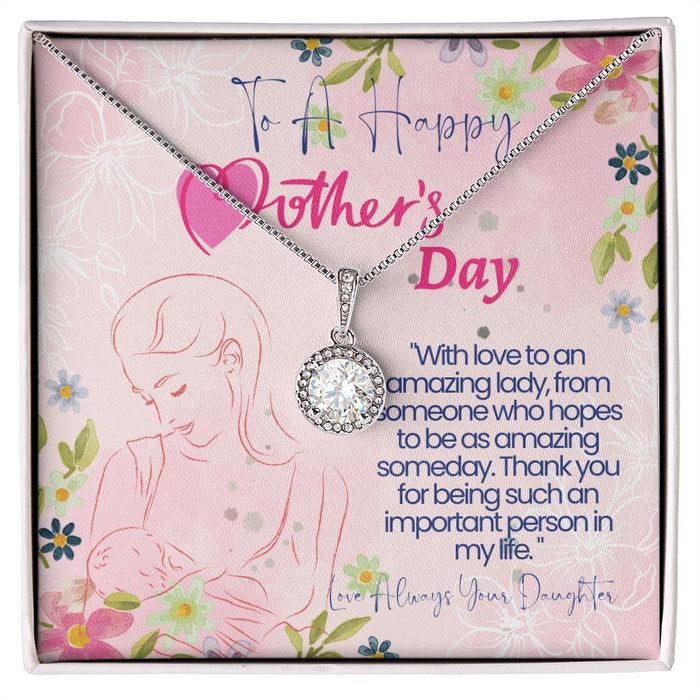 To An Amazing Mother-Thank You-Eternal Hope Necklace😘