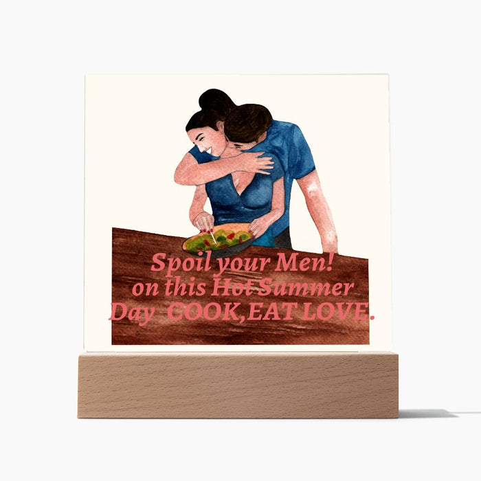 To My Wonderful Men-Lover - Printed Shaped Acrylic Plaque❤️