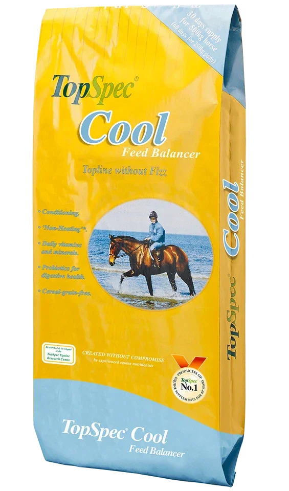 TopSpec Cool Feed Balancer 15kg sack of non-heating cereal-free balancer for sharp horses