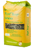TopSpec TopChop Grass 15kg bag of soft dried grass chop, front of pack