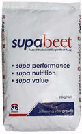 Trident sugar beet pellets in a 25kg sack of molassed beet feed