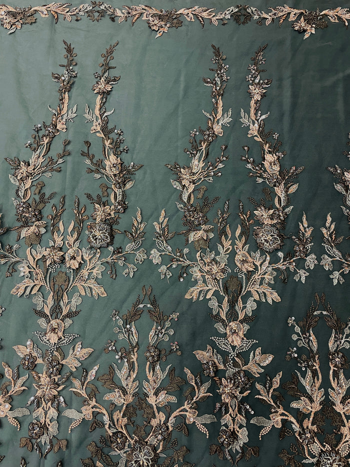 Two Tone Beaded Embroidery