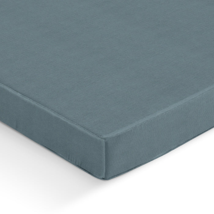 Close-up of the Uratex Classic Mattress in Tricot Cover in green