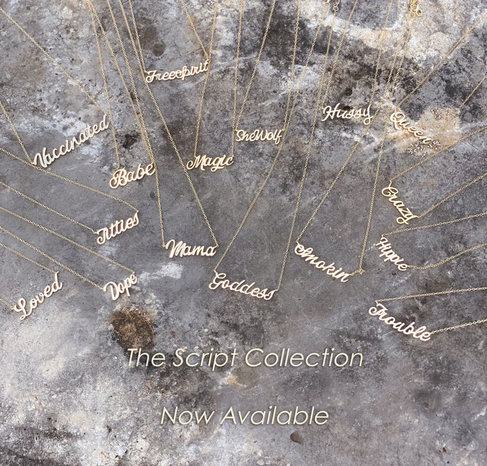 Vaccinated Gold Necklace