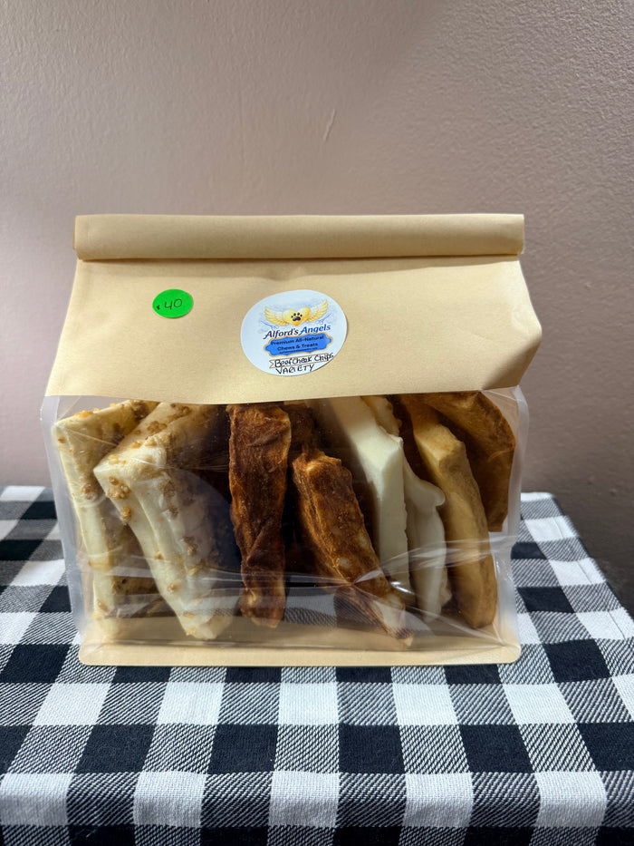VARIETY BEEF CHEEK CHIP BAG - Nickel City Pet Pantry