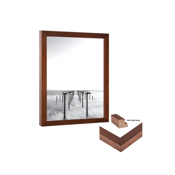 6x6 PIcture Frame Black Wood 6x6 Picture or poster print