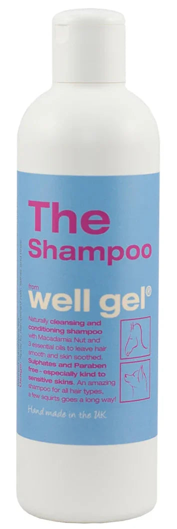 Well Gel Cleanse and Condition Shampoo 300g white bottle with flip cap