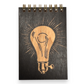 Wood Notepad Lightbulb