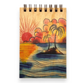 Wood Notepad Sunset