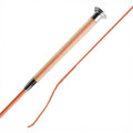 Woof Wear hi vis riding whip in orange, gel handle with reflective detailing and 10cm flick