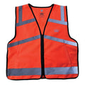 Woof Wear hi vis riding vest in orange, adults medium, adjustable side straps