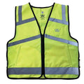 Woof Wear hi vis riding vest in yellow, adults large, certified to EN17353:2020