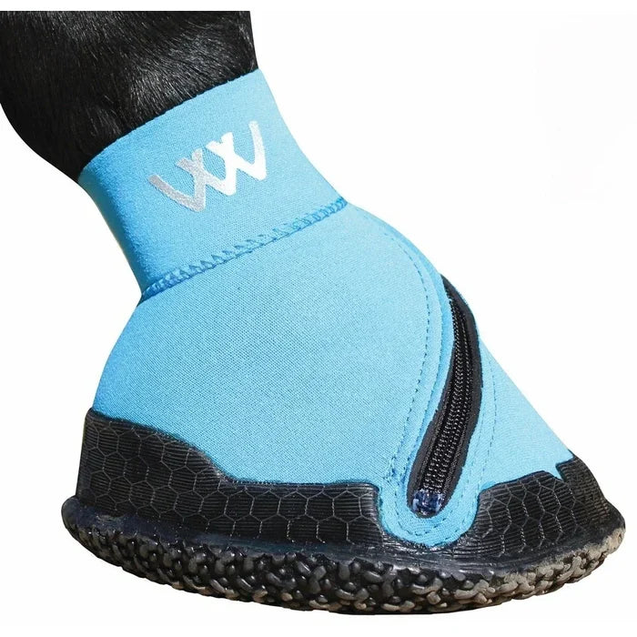 Woof Wear Medical Hoof Boot in navy, size 7, stretch neoprene boot for poulticing a hoof