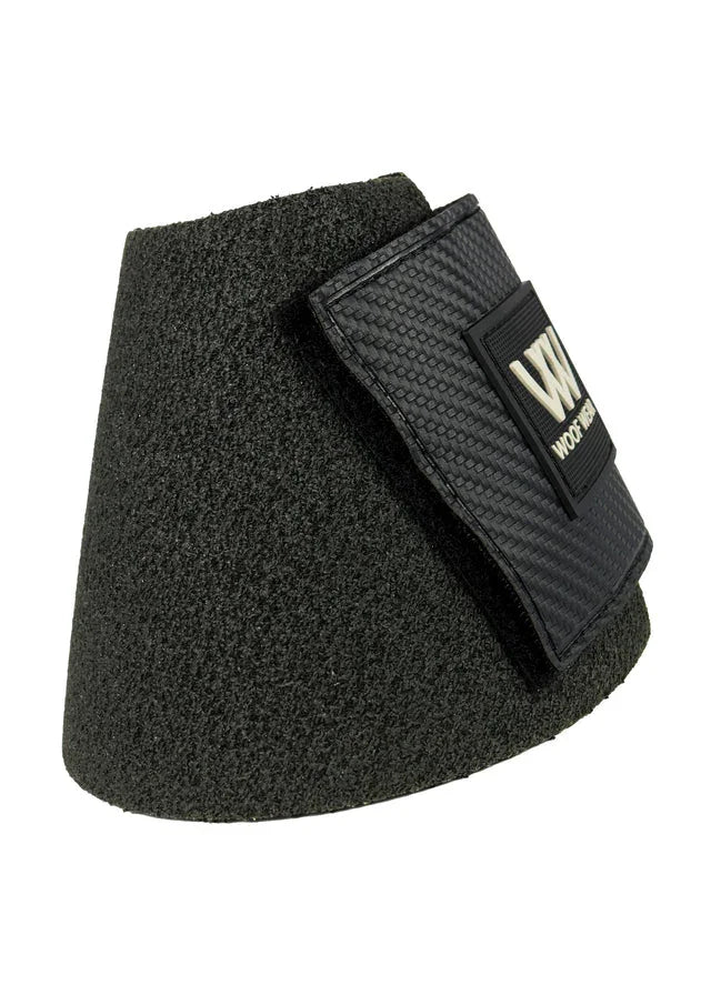 Woof Wear Ultra overreach boot in black, extra large, Kevlar coated pair for front feet