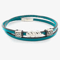 WP Silver Feather Wrap Turquoise / Medium